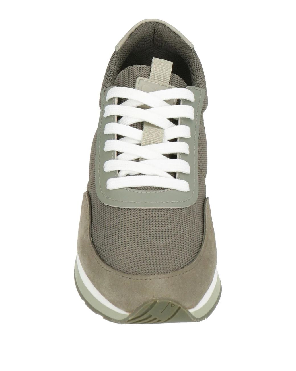 Weekend by Maxmara Gray Minimalist Low-Top Sneakers