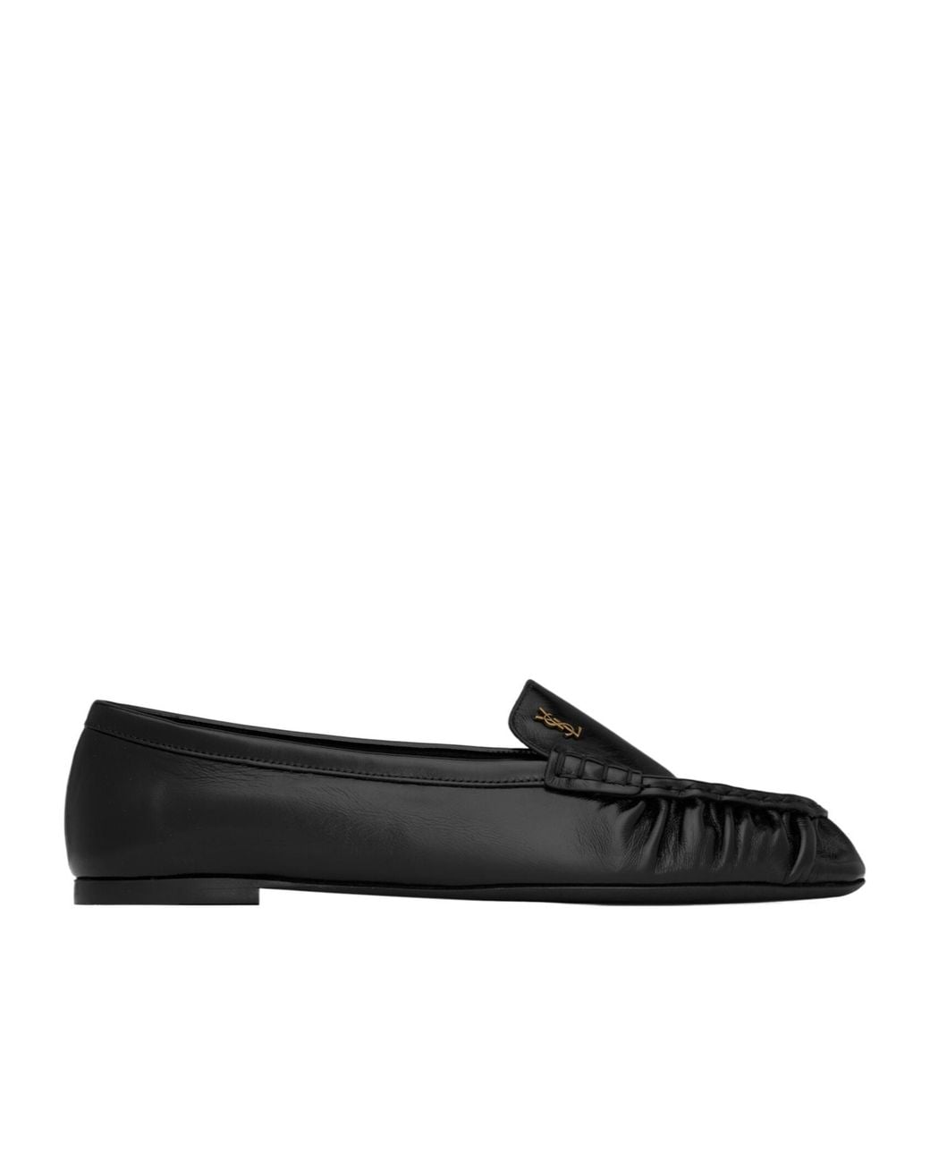 Saint Laurent Black Loaferino Ballet Flats