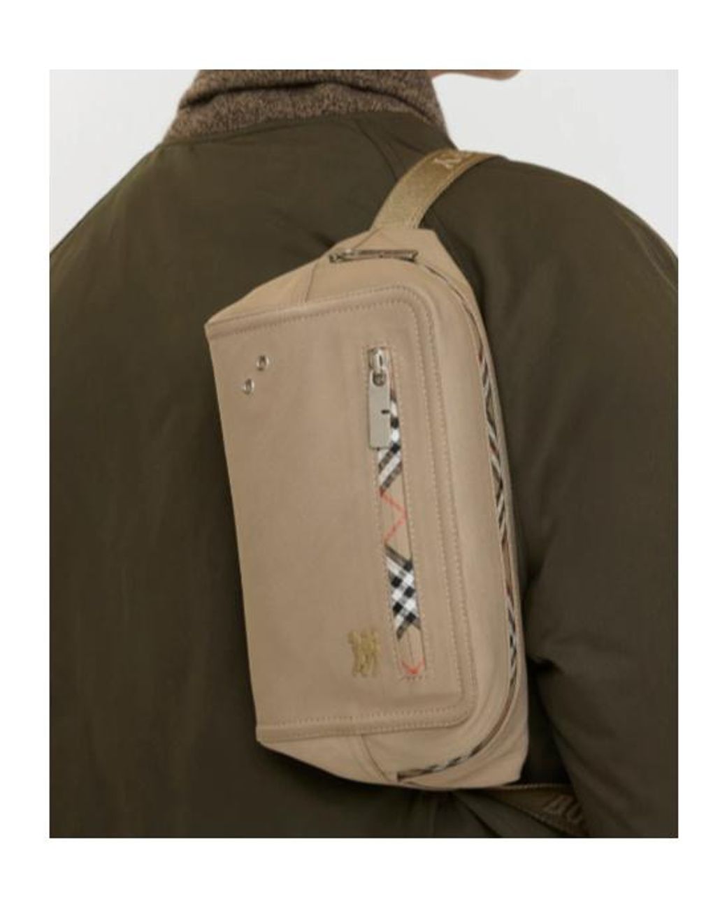 Burberry Brown Storm Belt Bag for men