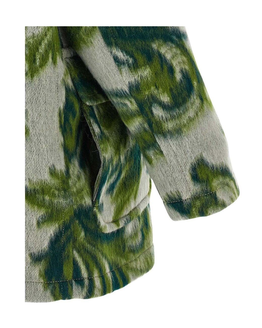 Etro Green Patterned Carded Jacket