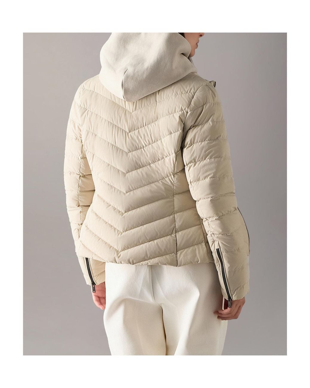 Moose Knuckles Natural Elora Down Jacket