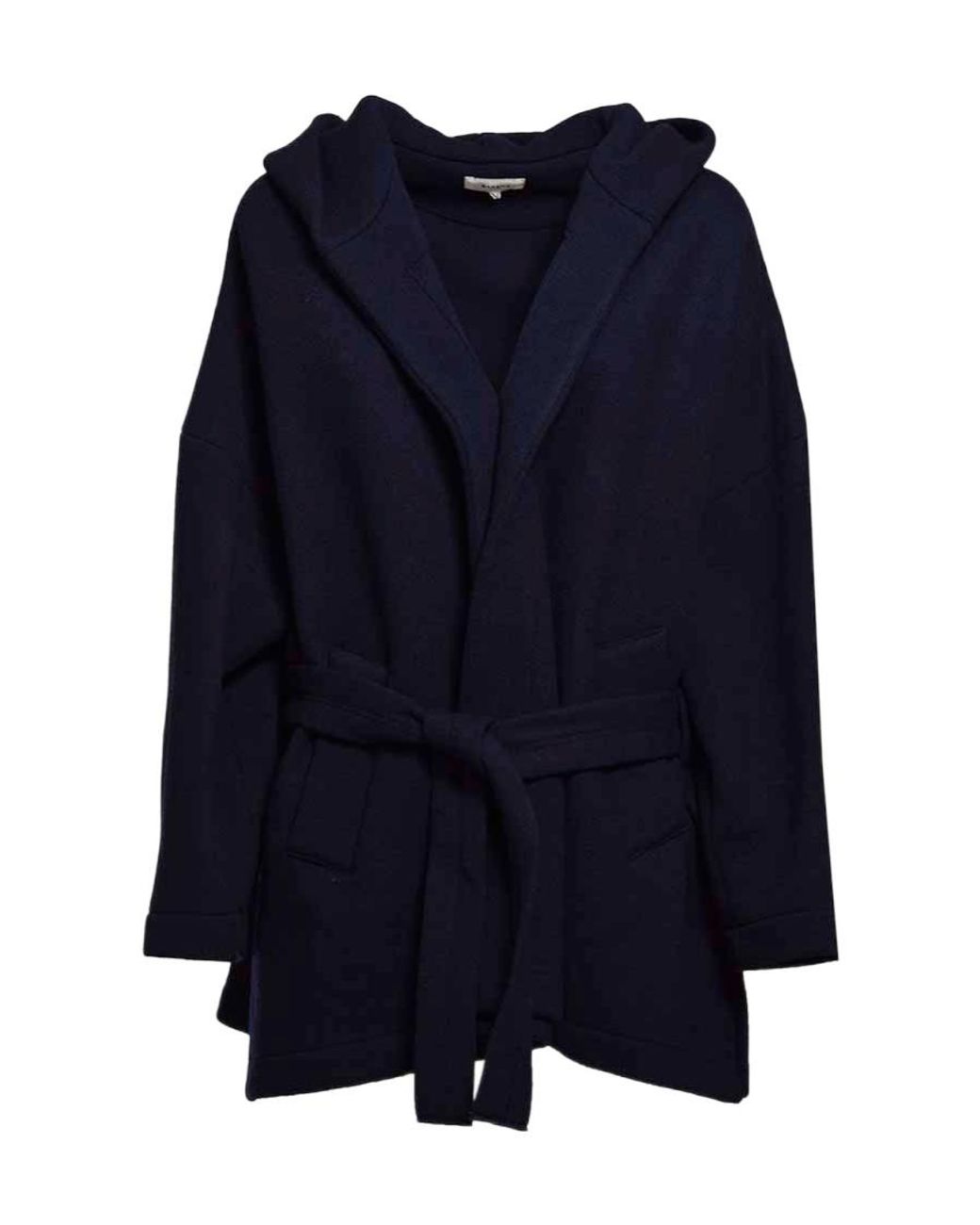 Barena Blue Carmela Tie-Waist Coat