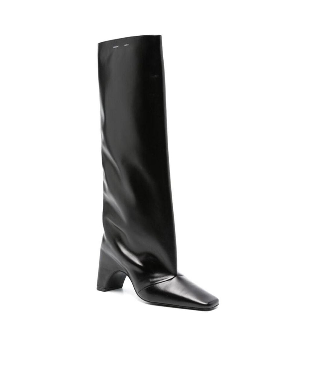 Coperni Black Bridge Square Toe Slip-On Boots