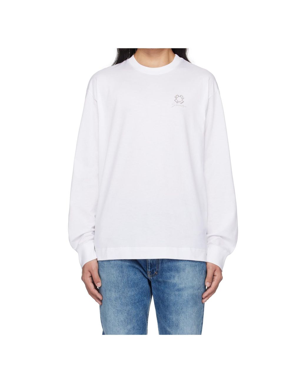 Givenchy White Long-Sleeved T-Shirt for men