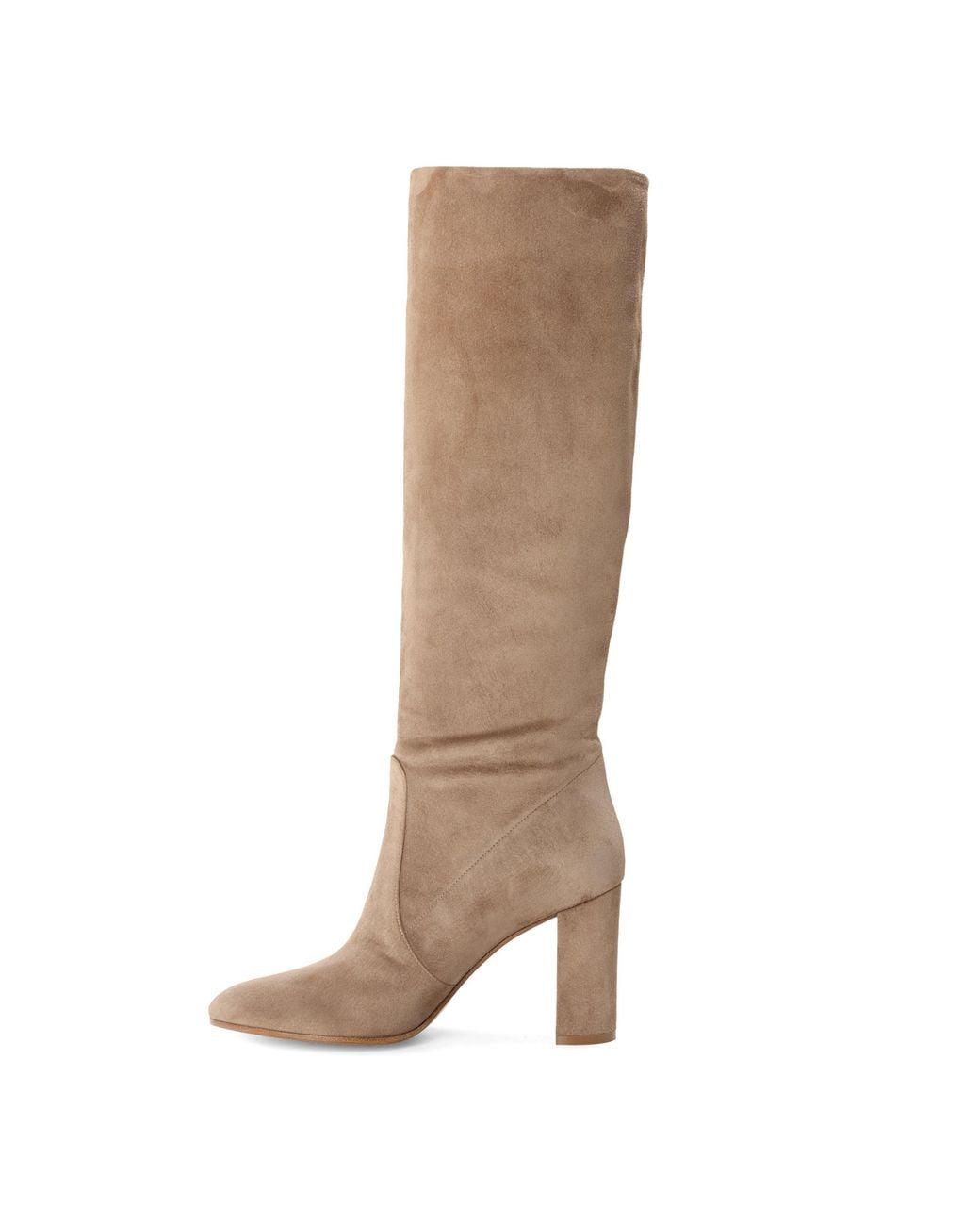 Gianvito Rossi Brown Suede Knee-High Boots
