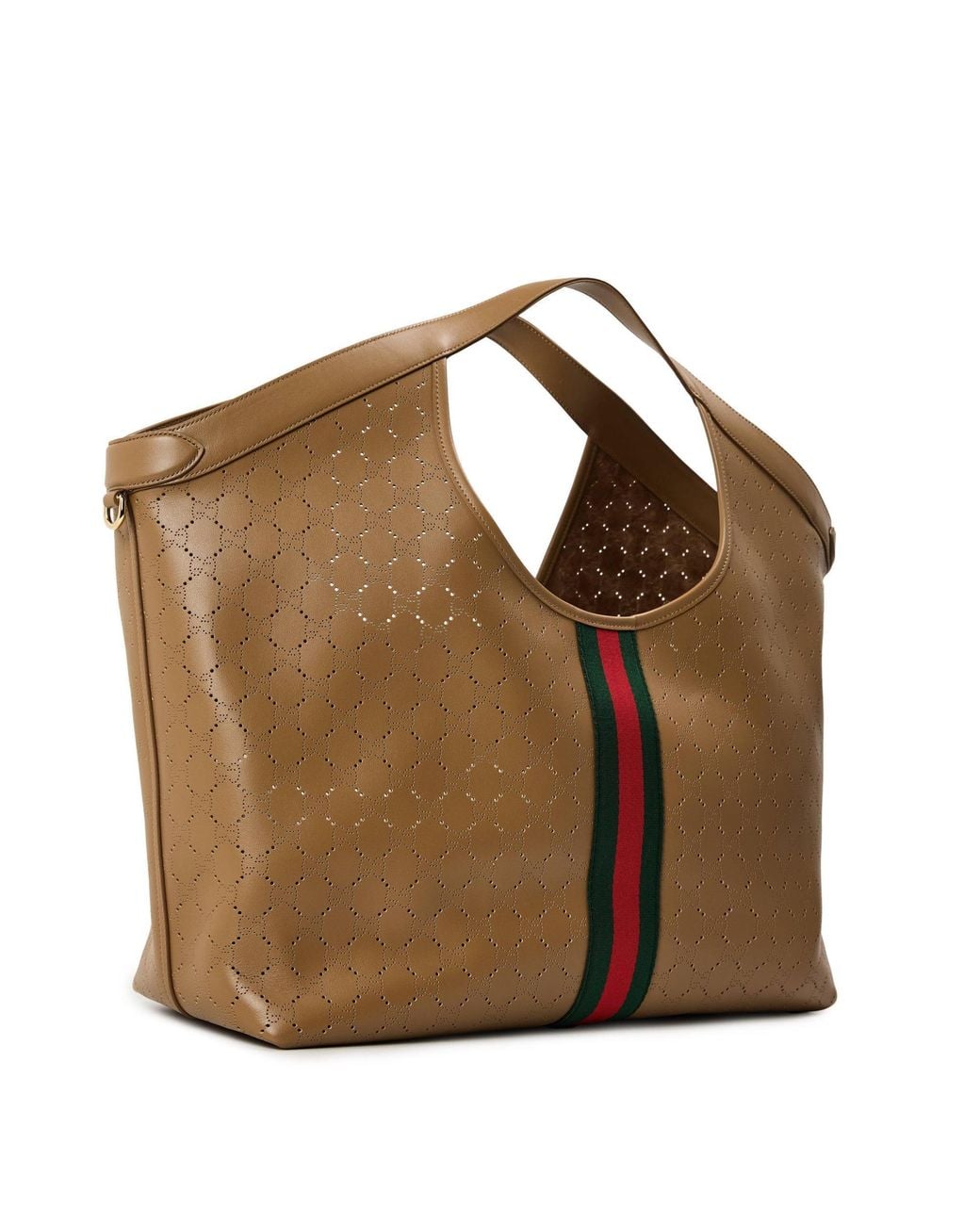 Gucci Brown Leather Tote Bag