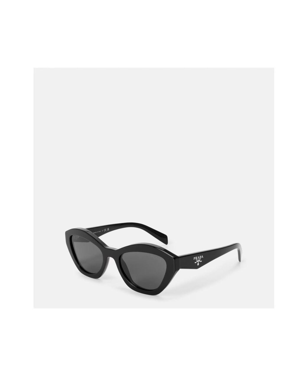 Prada White Symbole Logo Sunglasses