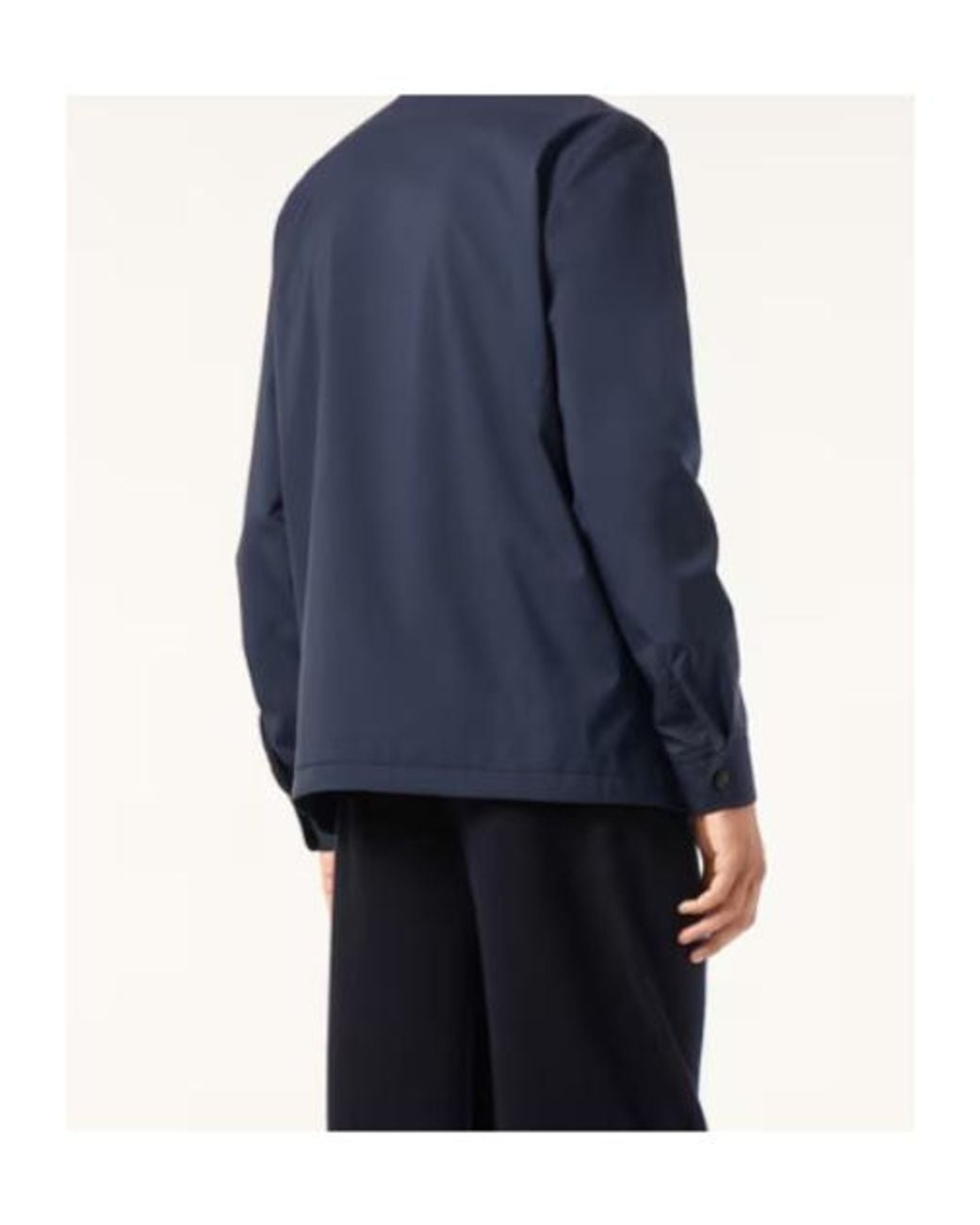 Loro Piana Blue Buttonned Pocket Jacket for men