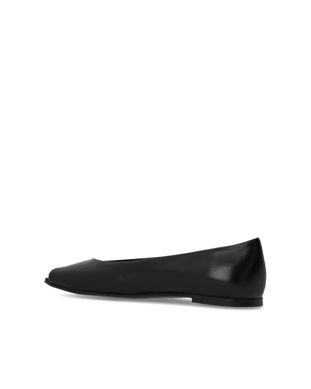 Alohas Black Katia Square-Toe Ballet Flats