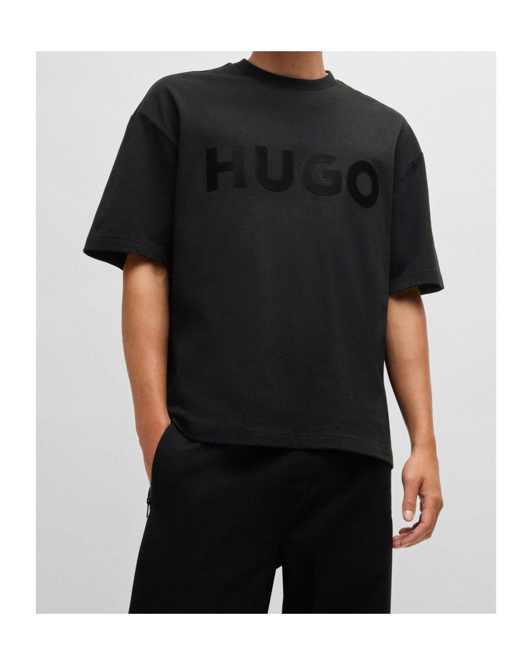 Boss Black Hugo Oversized Crewneck T-Shirt for men
