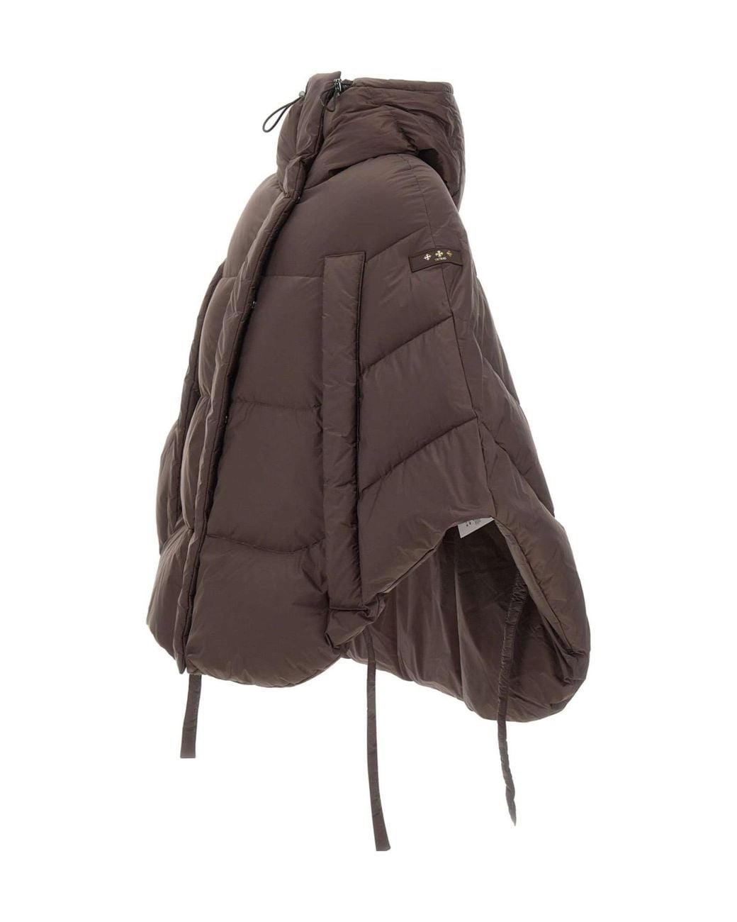 Tatras Brown Cape-Style Down Jacket