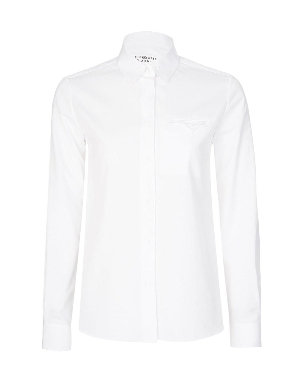 Maison Margiela White Cotton Poplin Shirt