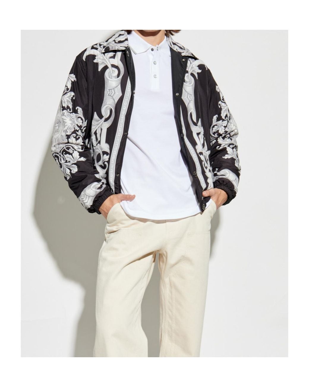 Versace Black Reversible Jacket for men