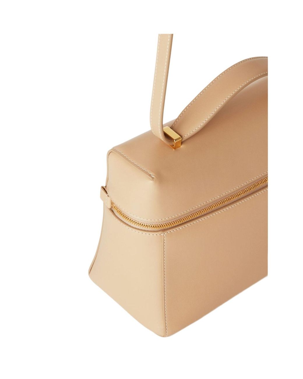 Loro Piana Natural Zip-Open Shoulder Bag