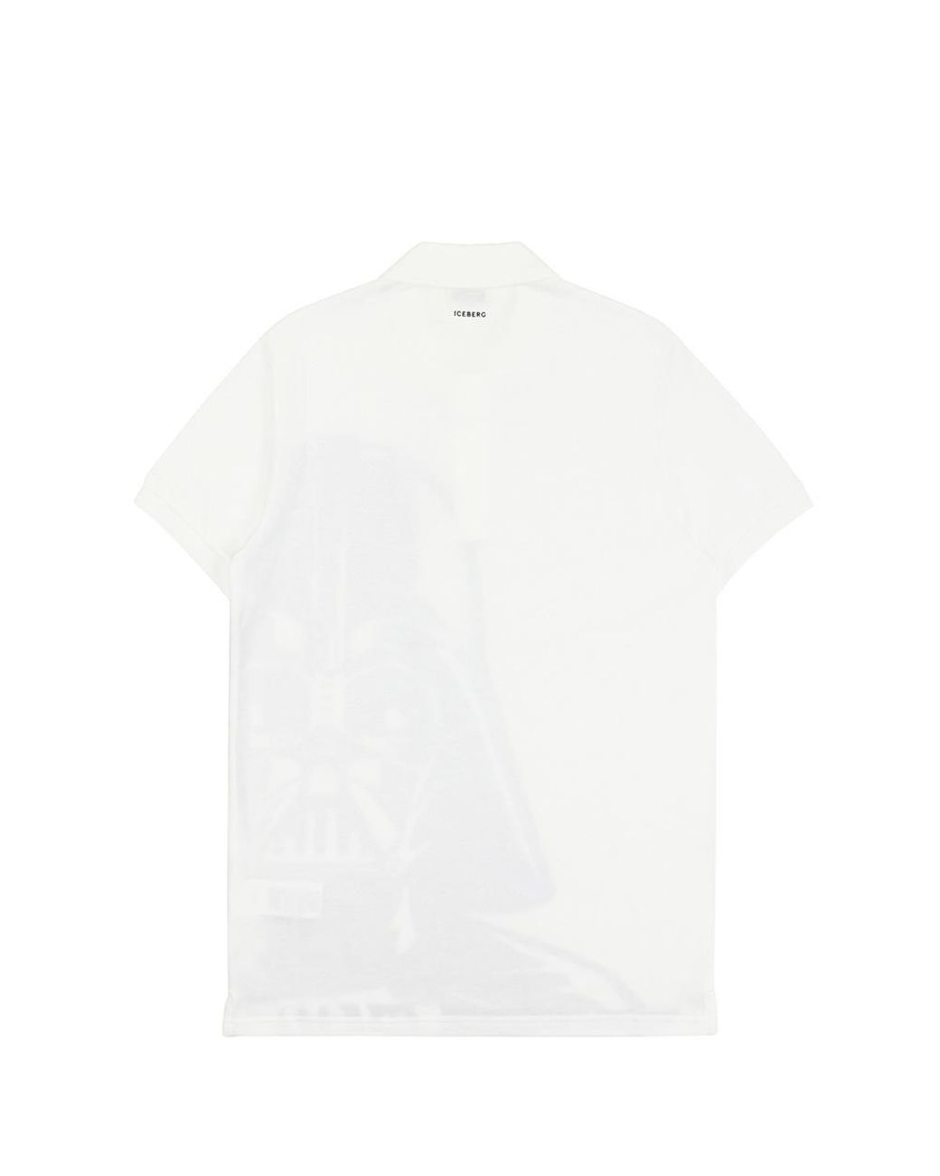 Iceberg Black Printed Pattern Polo Shirt for men