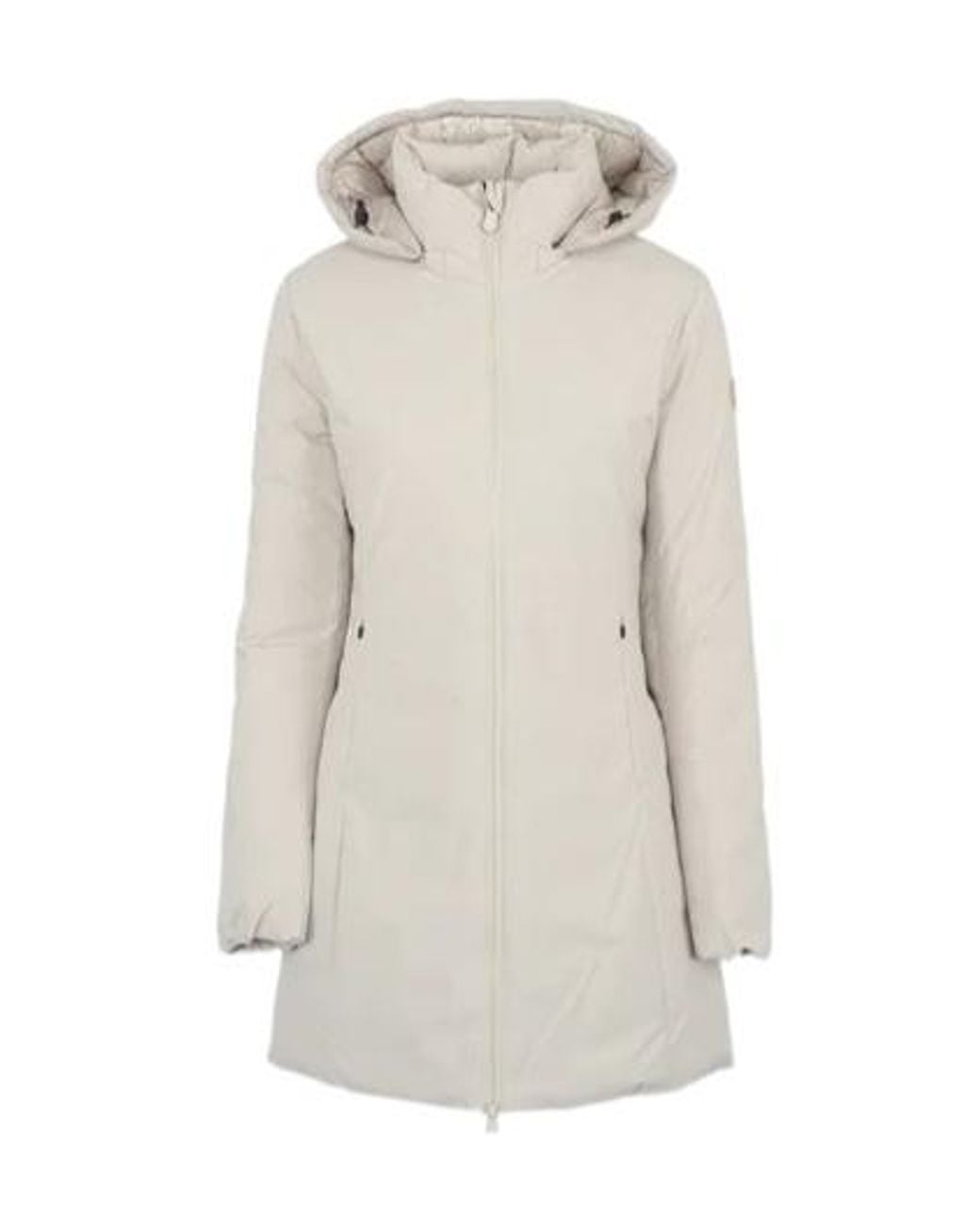 Save The Duck White Rachel Hooded Jacket