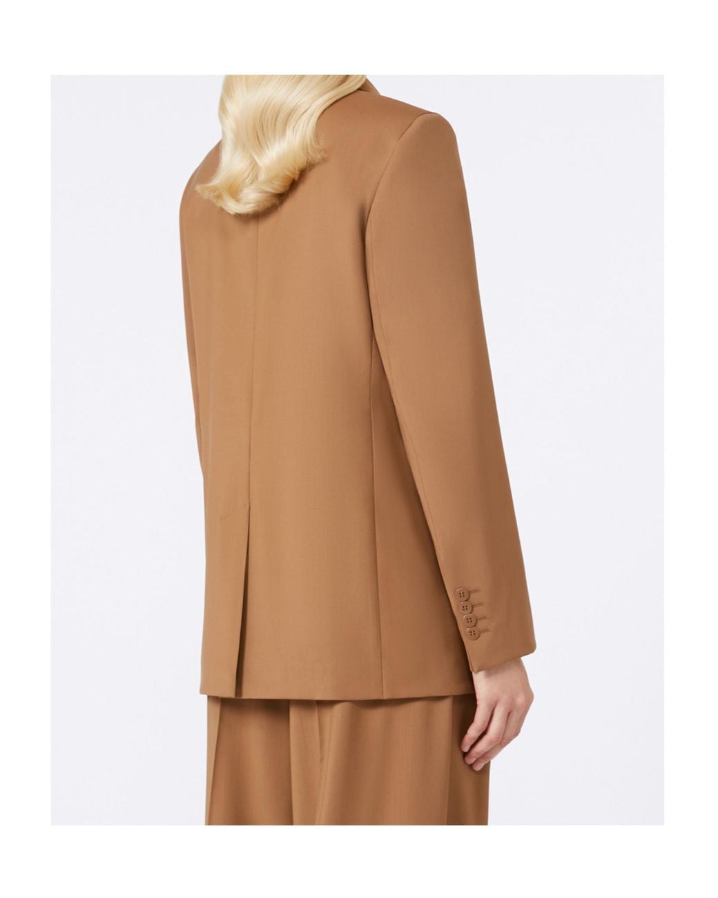 Max Mara Brown Studio Nice Single-Breasted Jacket