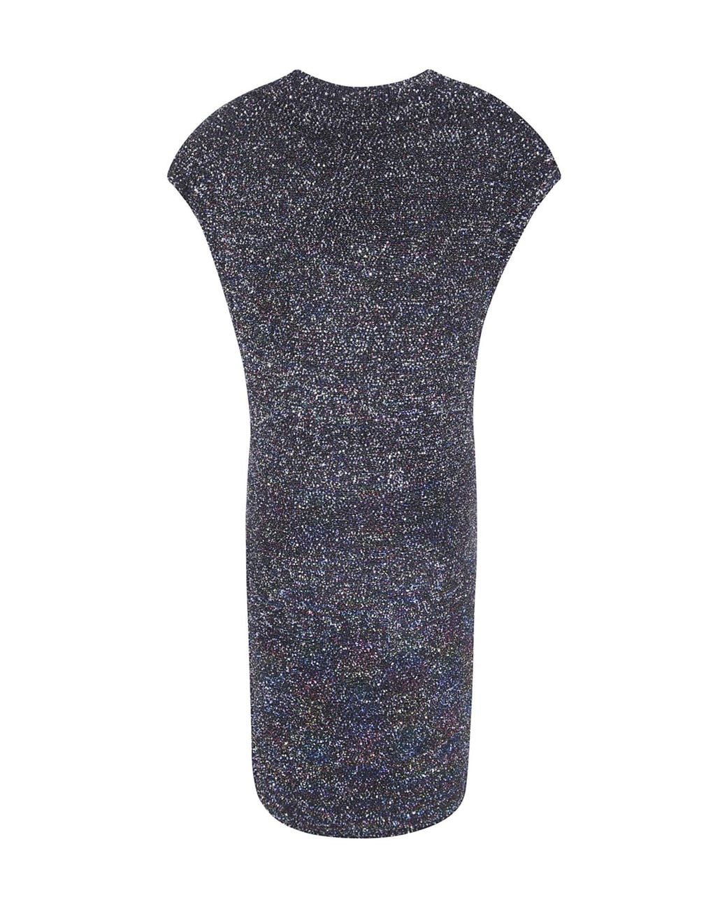 Emporio Armani Blue Sequin Dress