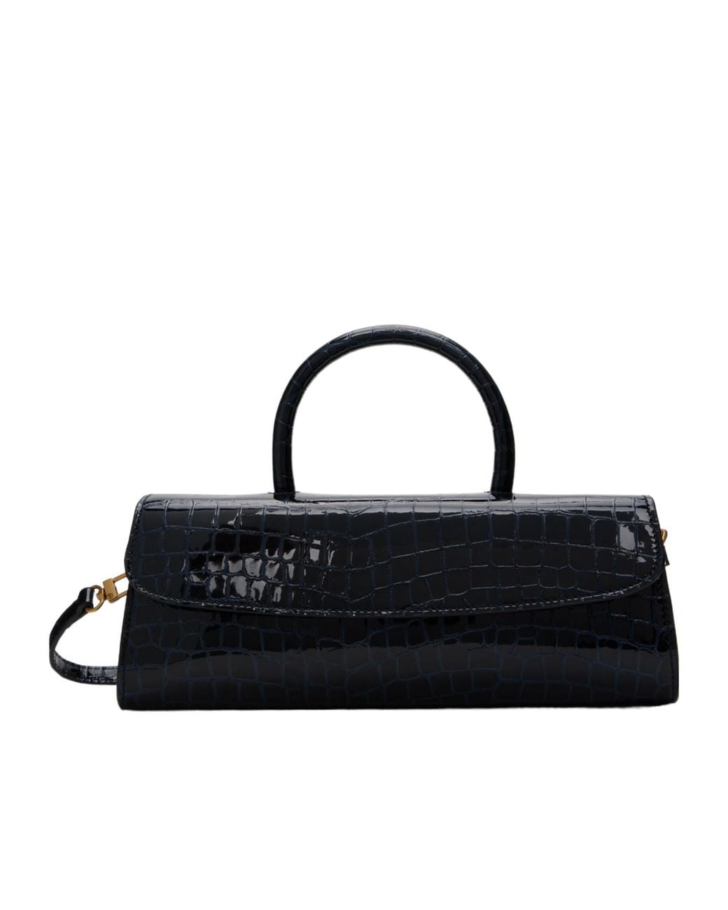 By Far Black Mini Longa Shoulder Bag