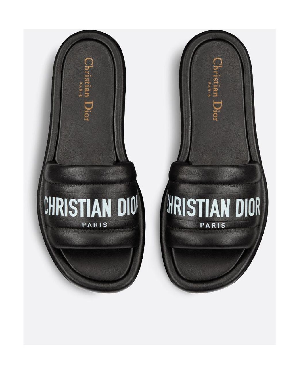 Dior Black Every-D Sandals