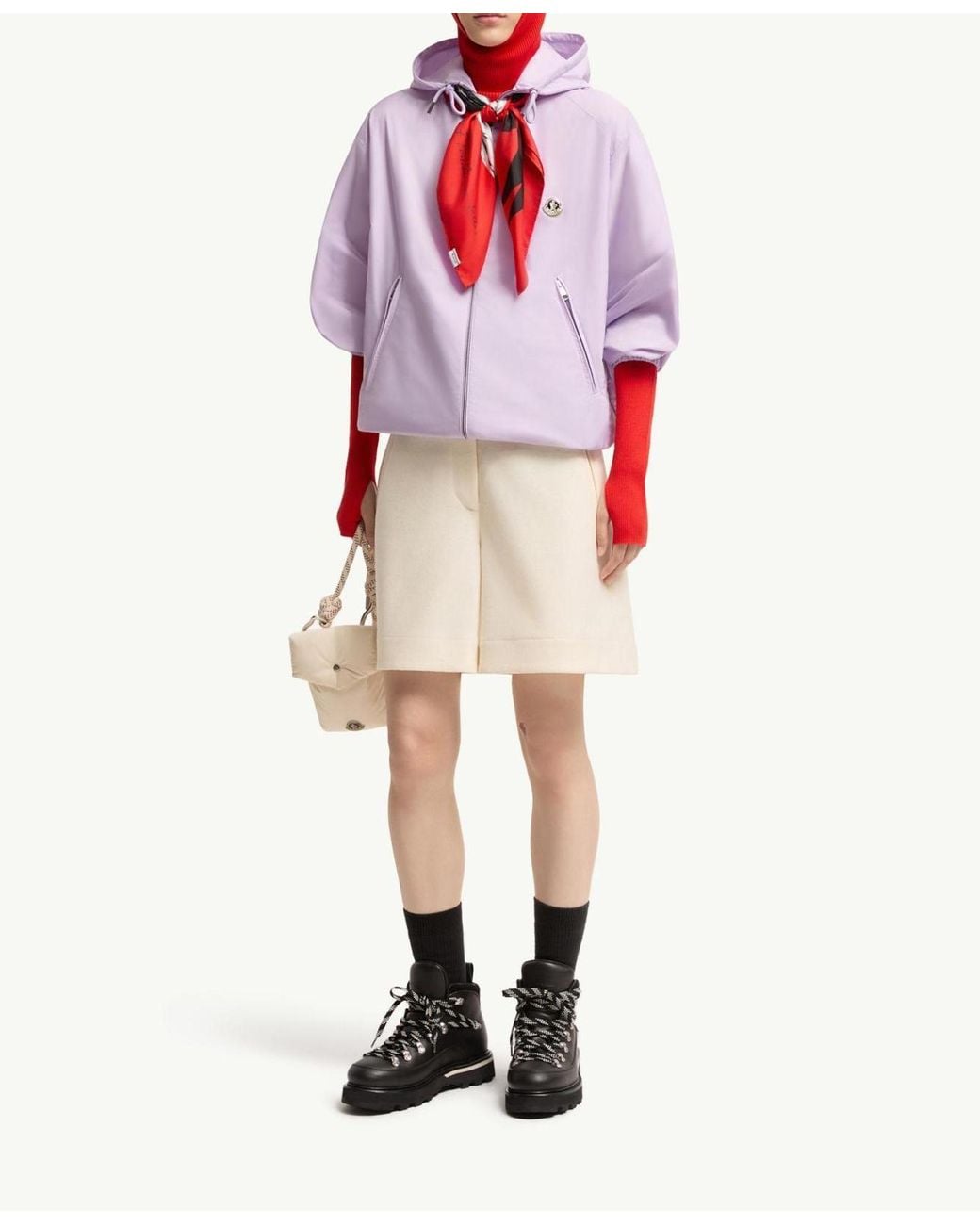 Moncler Purple Hooded Windbreaker