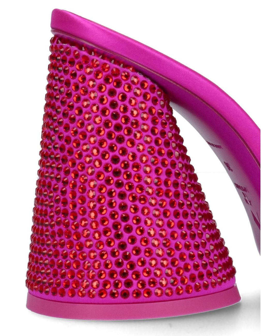 The Attico Pink The Luz Chunky Heel Mule
