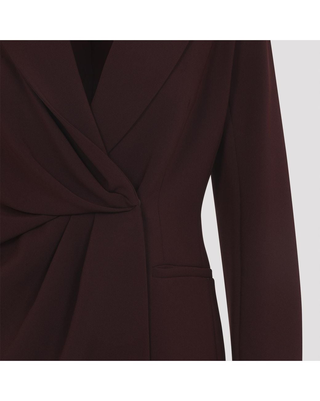 Max Mara Purple Pianoforte Long-Sleeved Tailored Blazer