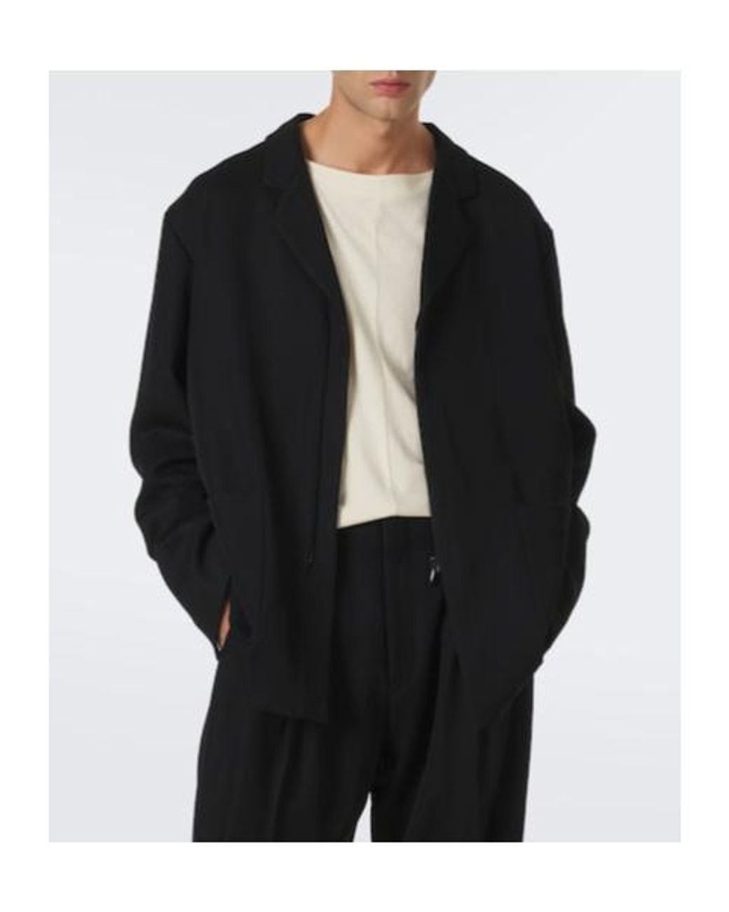 Kiko Kostadinov Black Votive Wool Blazer for men