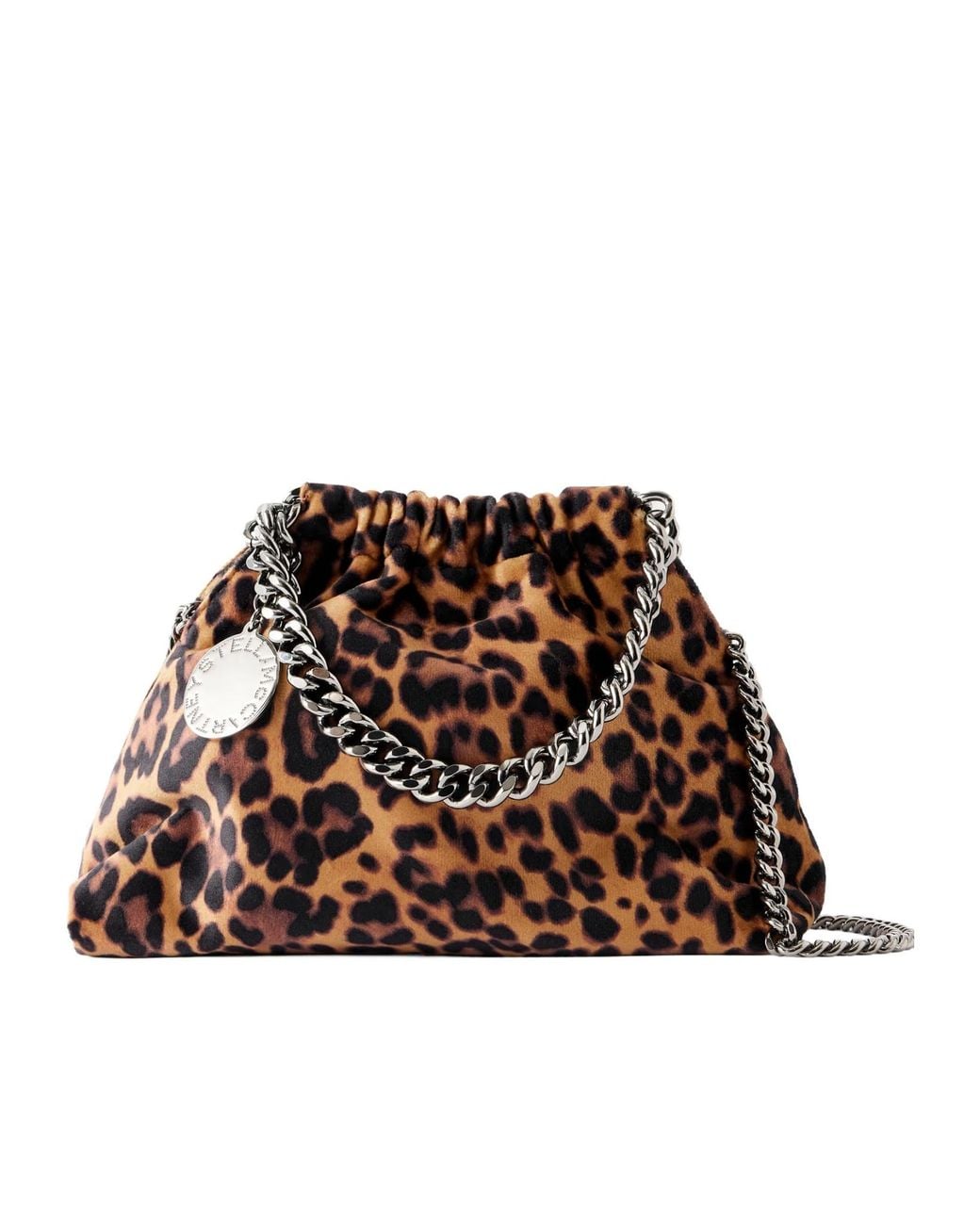 Stella McCartney Brown Falabella Mini Drawstring Bag