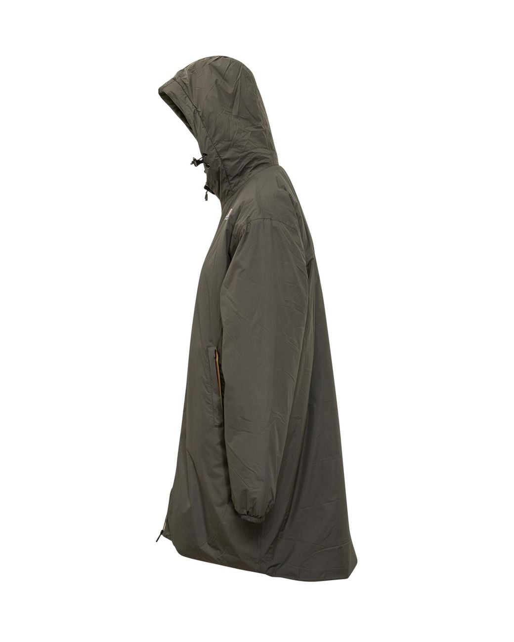 K-Way Blue Le Vrai 4.0 Eiffel East Orsetto 3/4 Length Waterproof Jacket