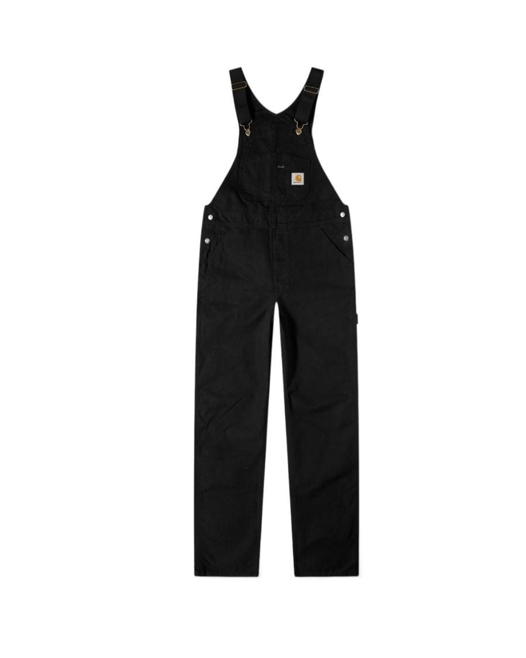 Carhartt Black Logo-Patch Overalls for men