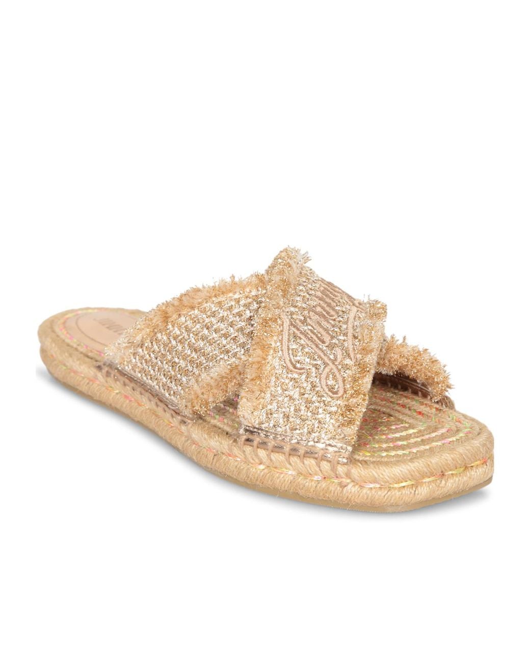 Jimmy Choo Brown Slip-On Sandals