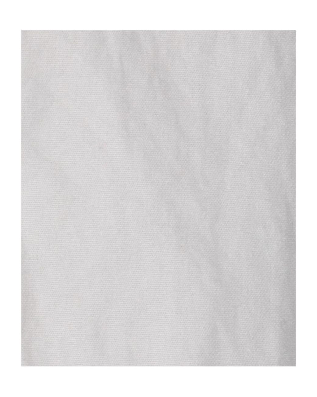 Isabel Marant White Solid Color Slim-Fit Trousers