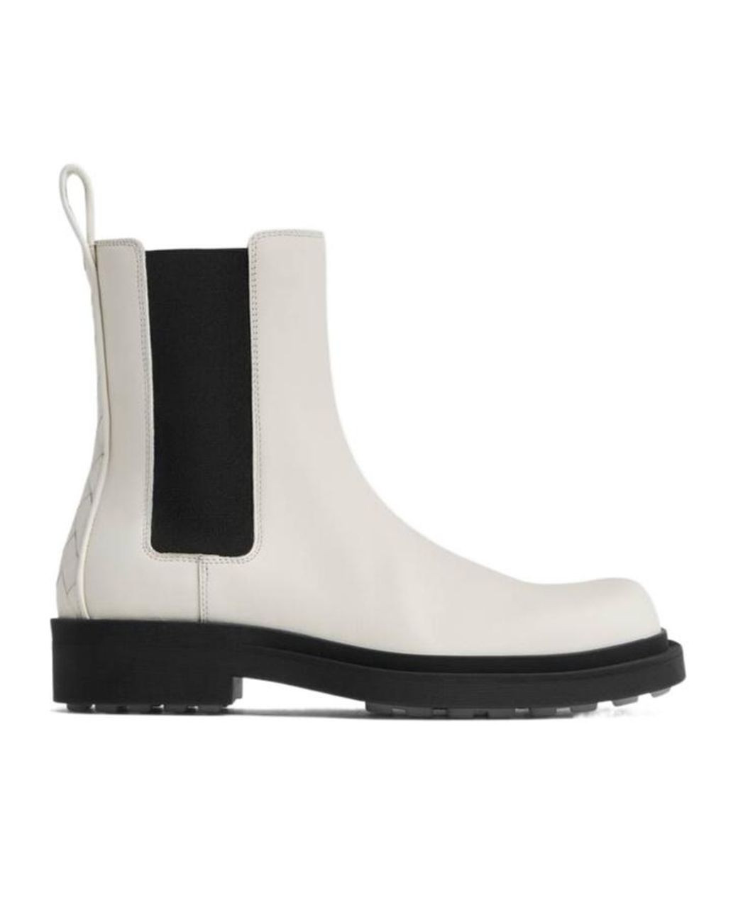 Bottega Veneta White Ben Chelsea Boots