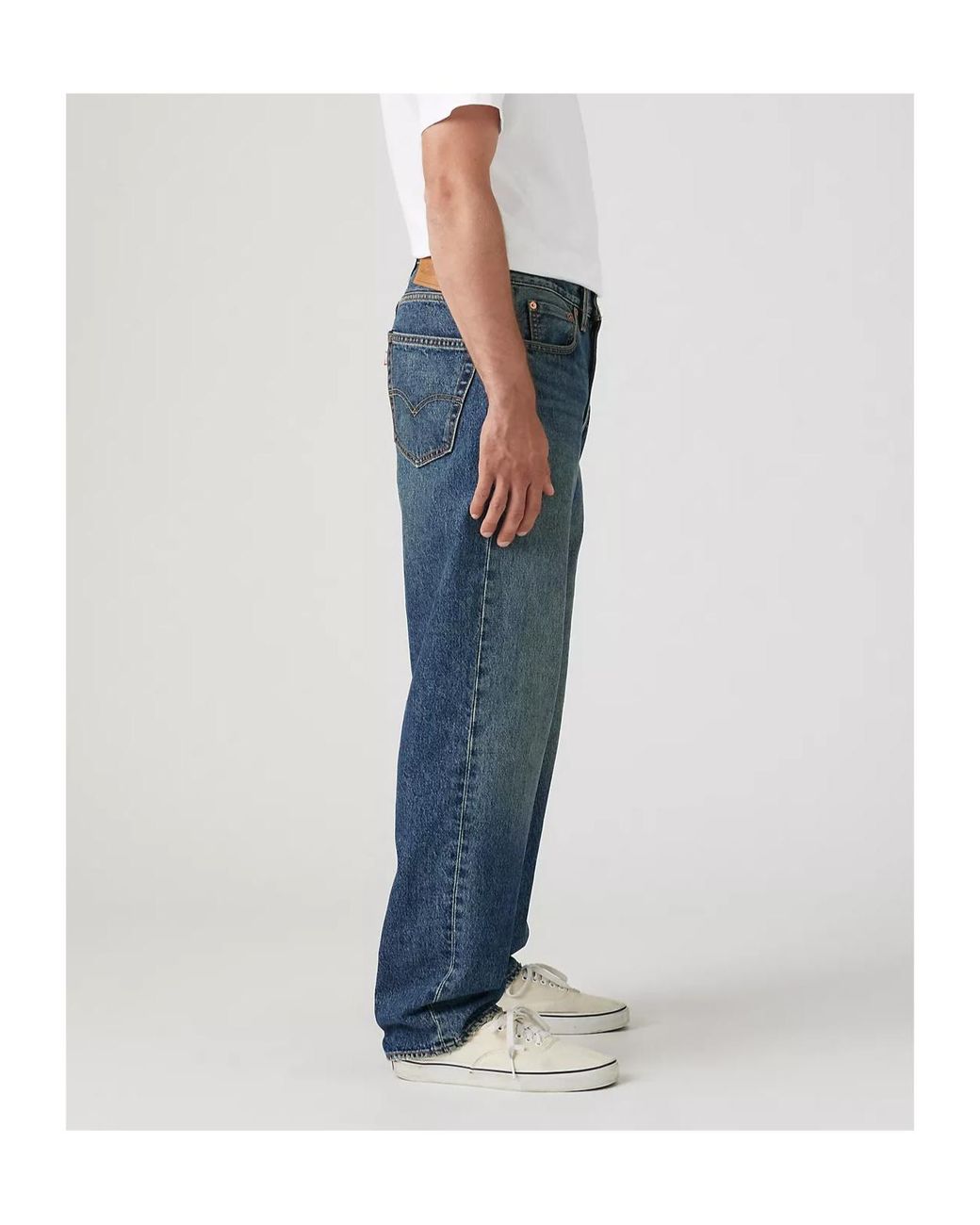 Levi's Blue 568 Relaxed Loose Jeans for men
