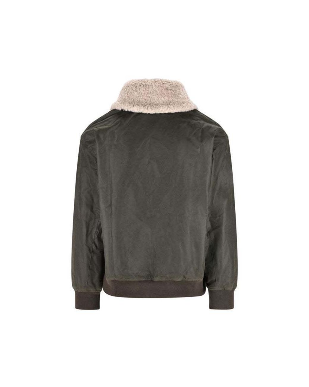 Barbour Green Long Sleeved Zip-Up Jacket