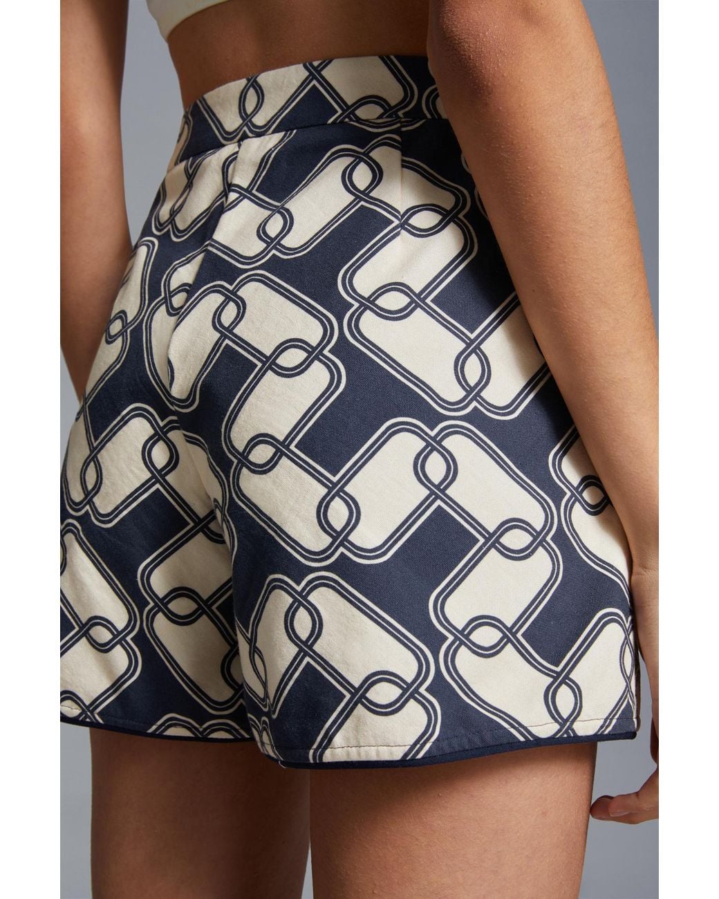 Moncler Multicolor Patterned Mini Shorts
