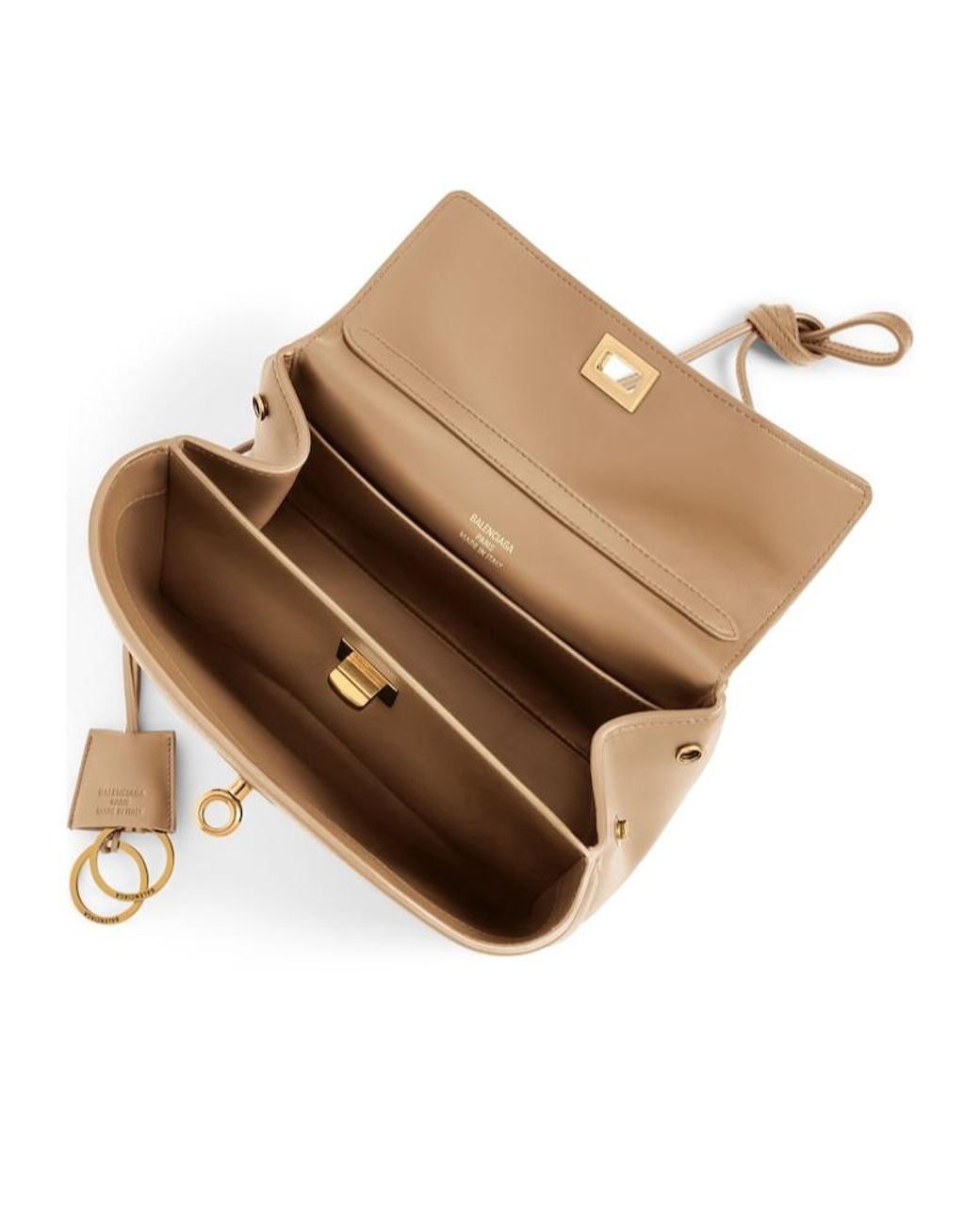 Balenciaga Natural Rodeo Top Mini Hand Bag
