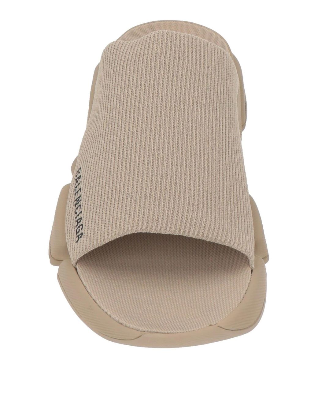 Balenciaga Natural Printed Slippers