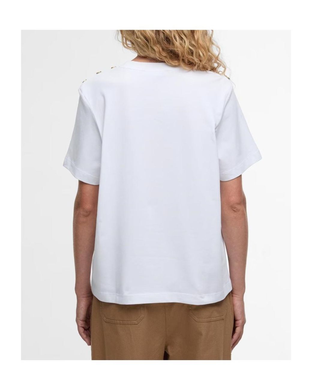 Barbour White B.Li Marla T-Shirt