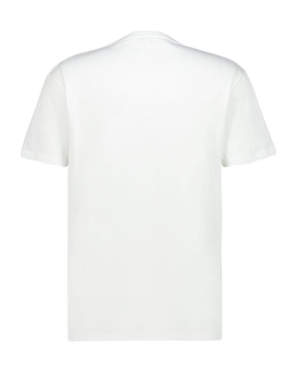 McQueen White Logo Flower Printed Crewneck T-Shirt for men