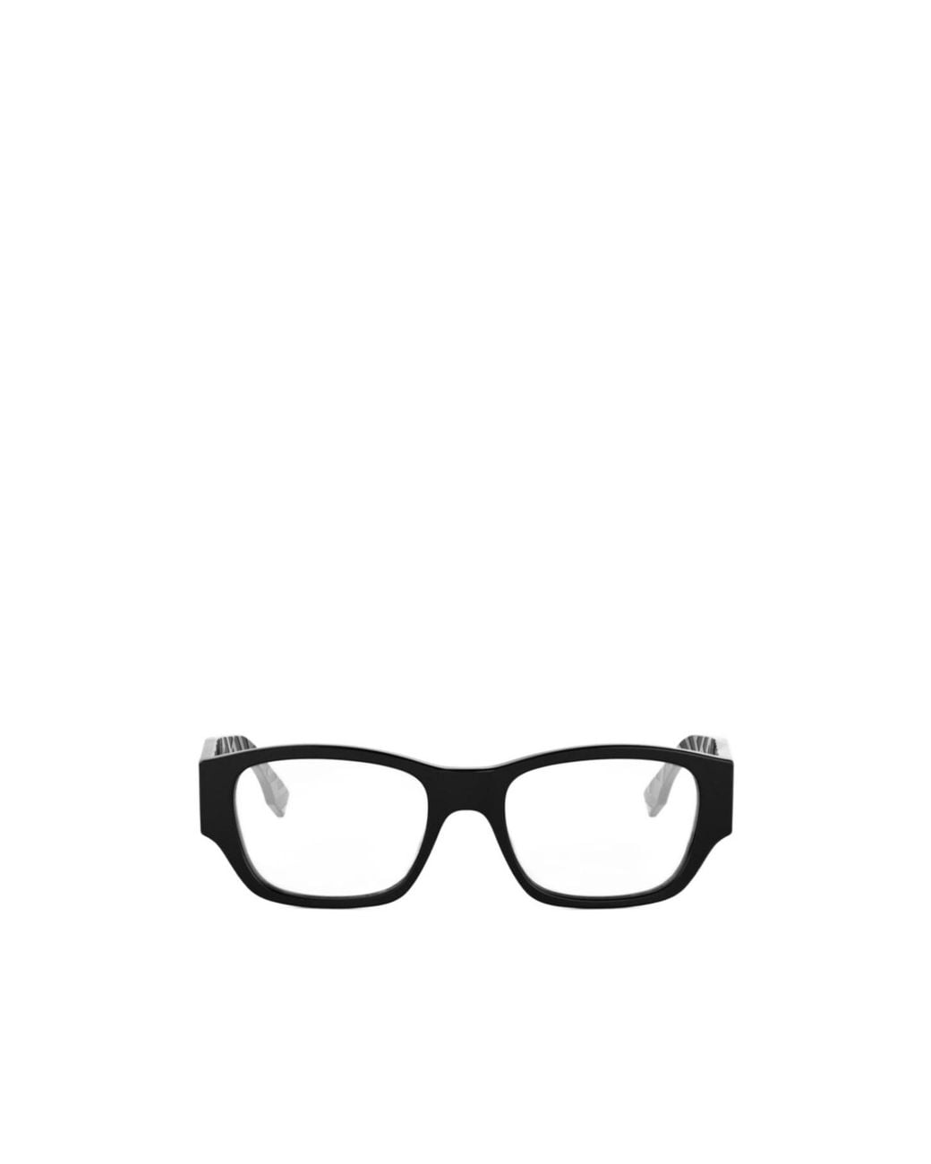 Fendi White Eyewear Rectangular Frame Glasses for men