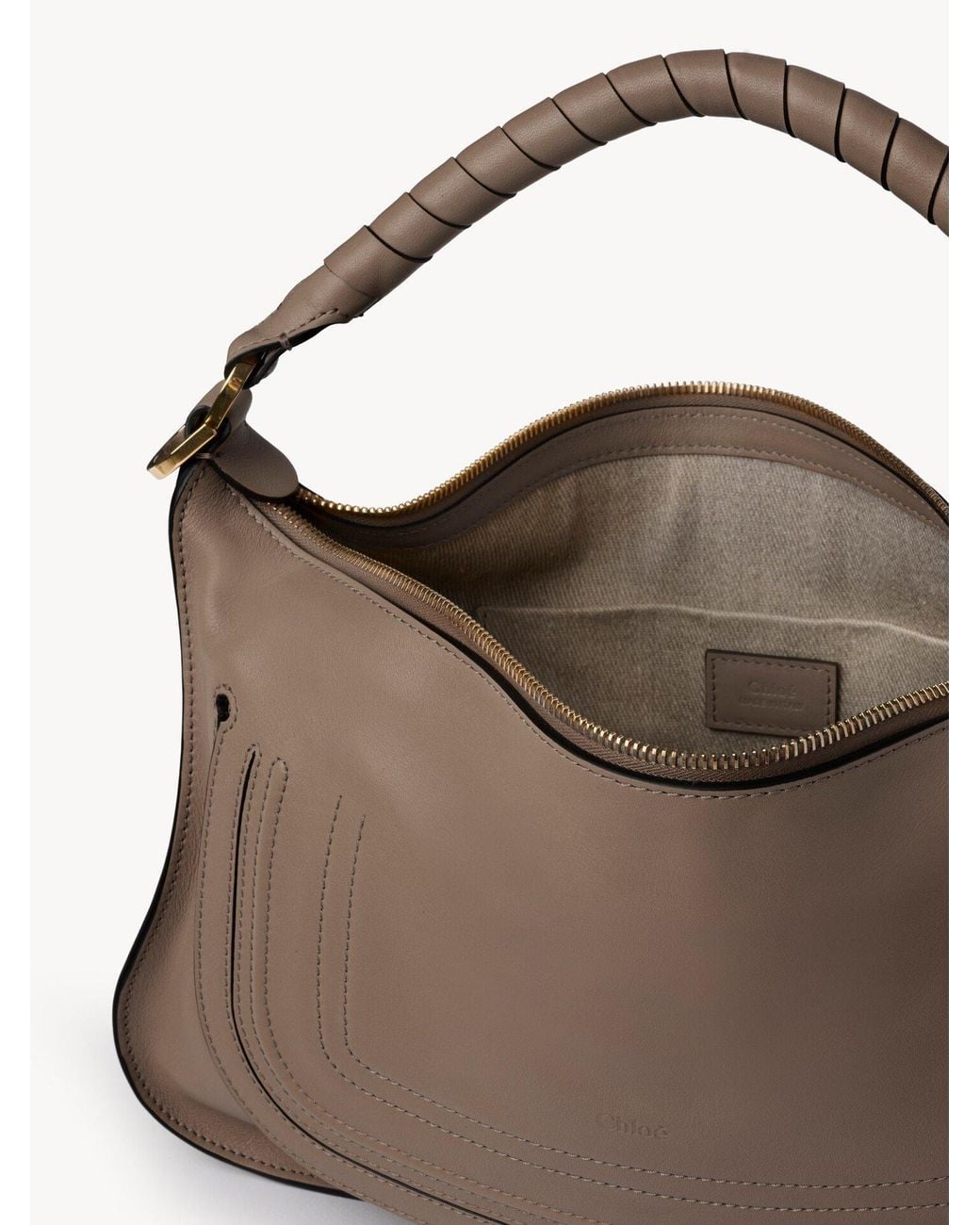 Chloé Brown Chloé Marcie Small Shoulder Bag