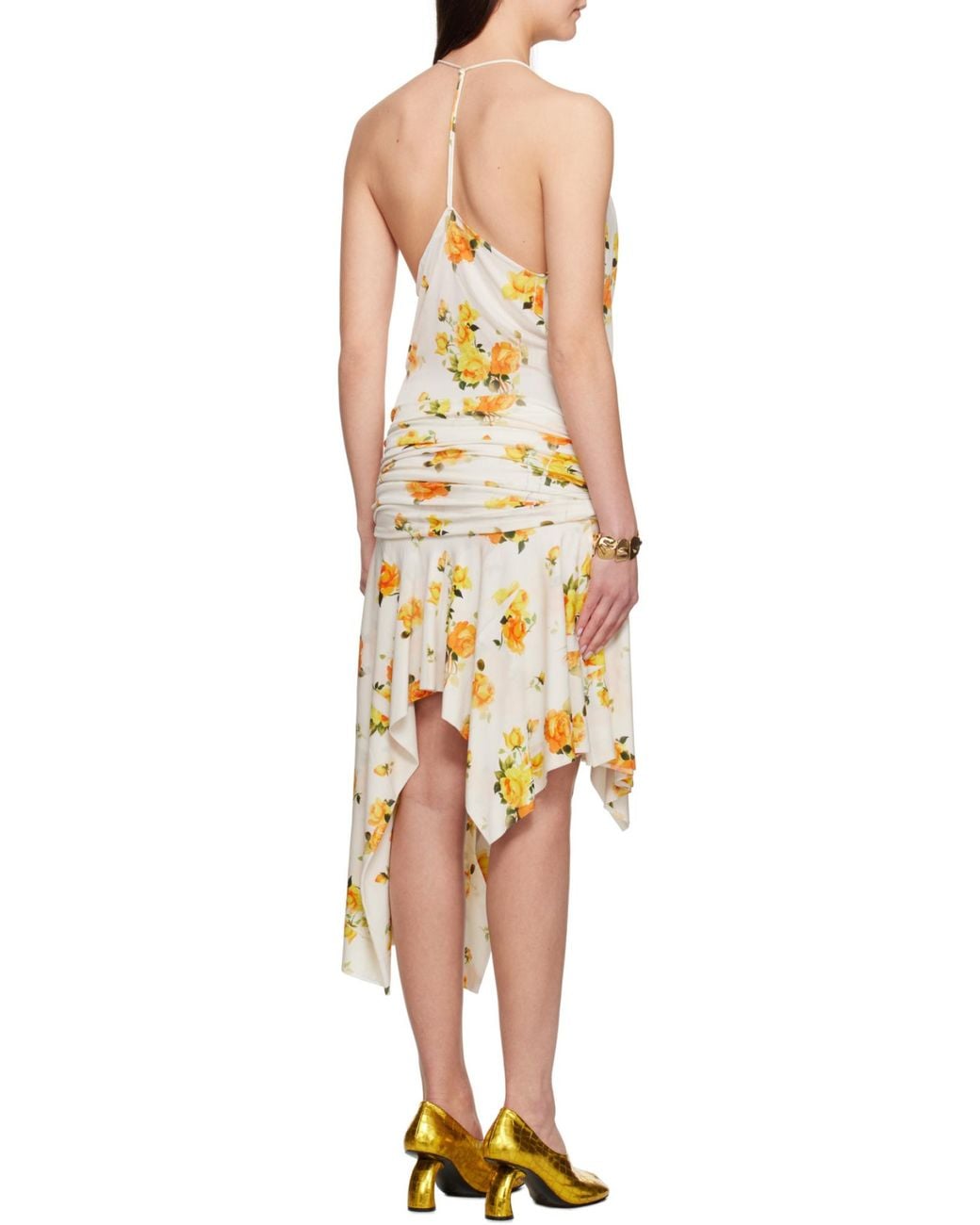 Acne Metallic Patterned Dress