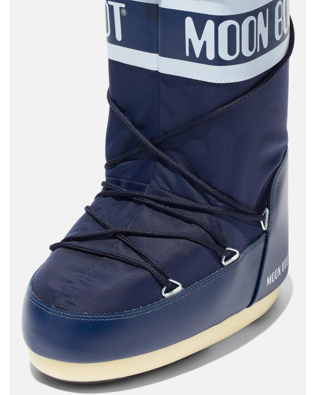 Moon Boot Blue Round Head Snow Boots