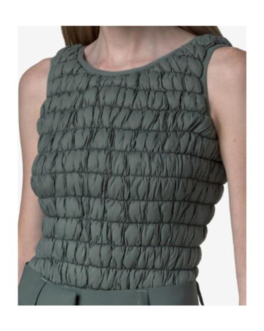 K-Way Gray Lexi Tech Warm Bodysuit