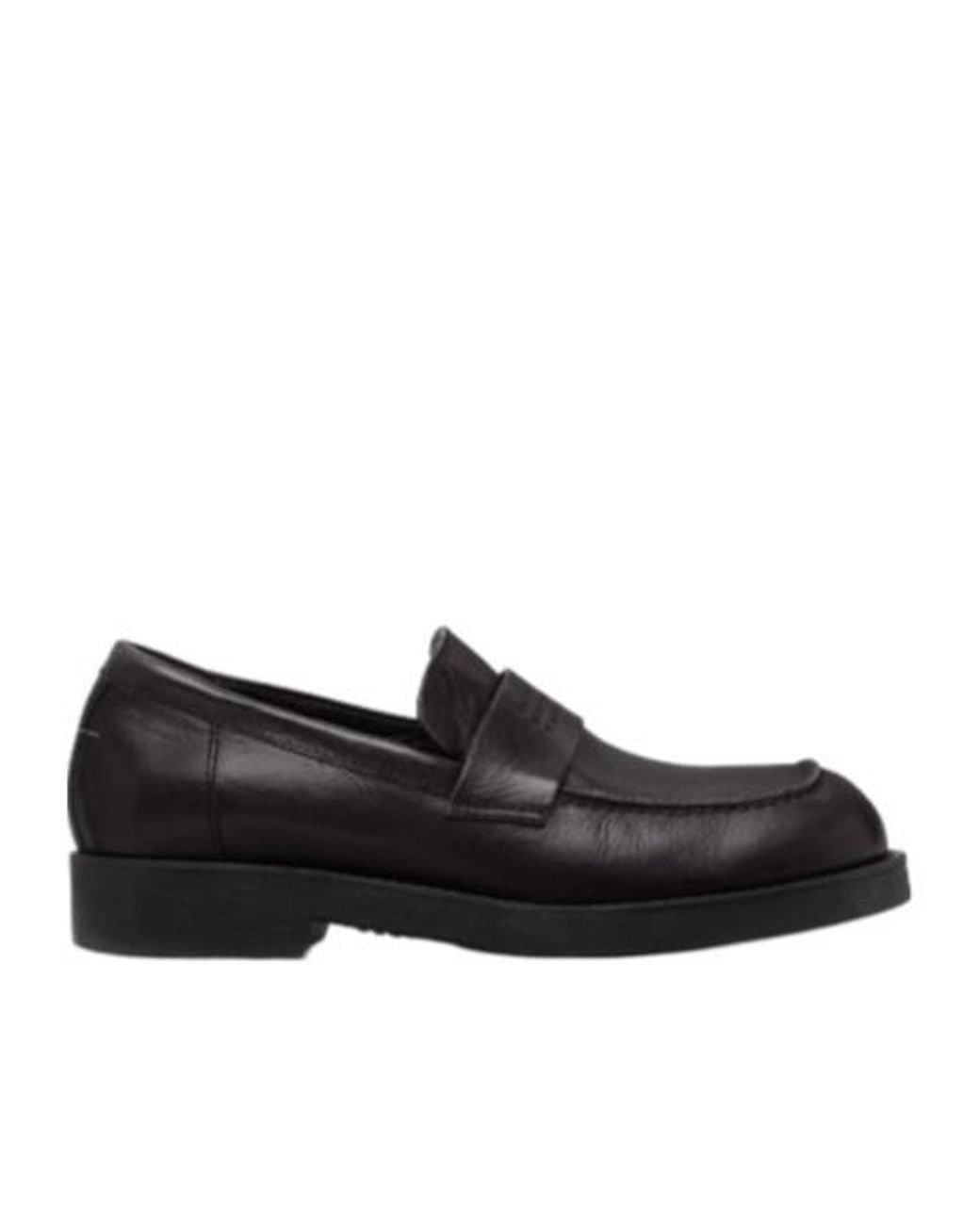 MM6 by Maison Margiela Black City Biker Loafers for men