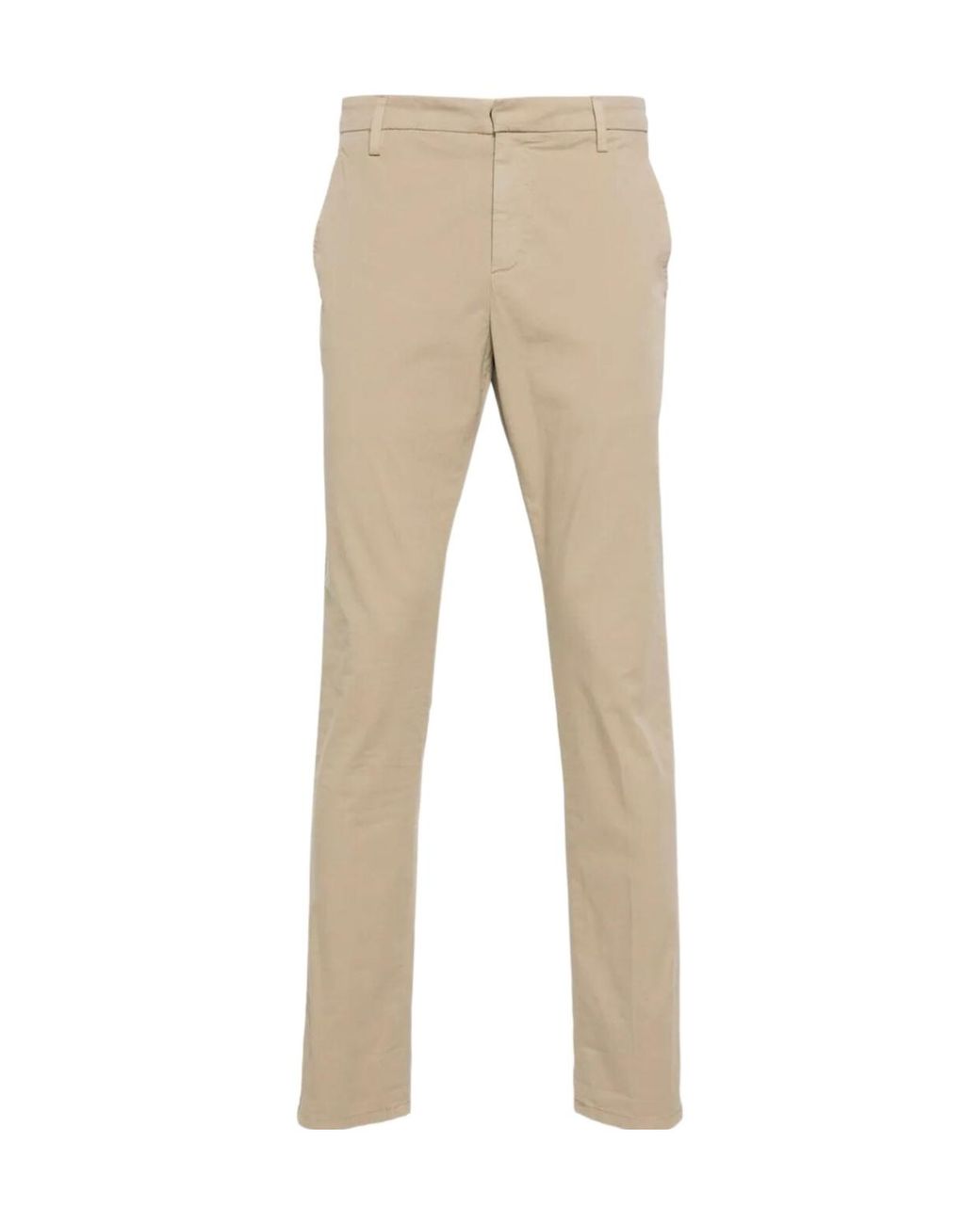 Dondup Natural Pressed-Crease Trousers for men