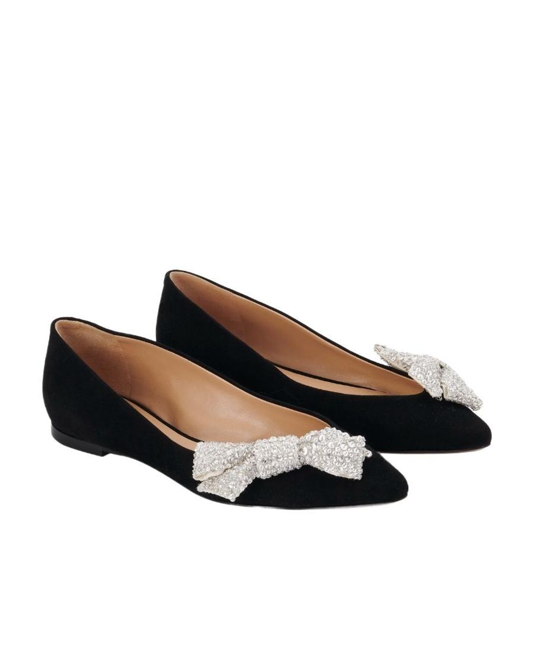 Chloé Black Théa Flat Ballet Shoes