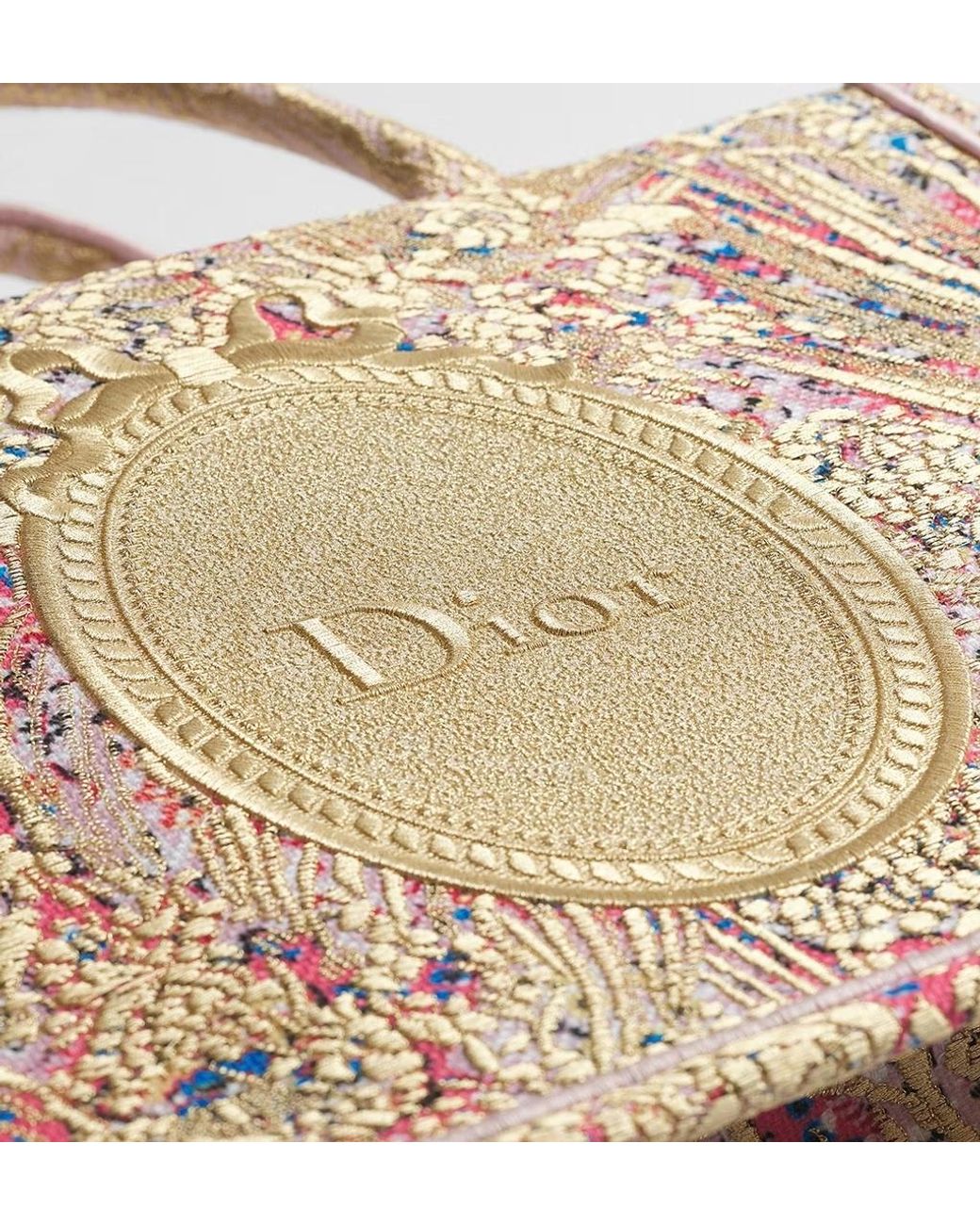 Dior Natural Medium Book Tote With Strap